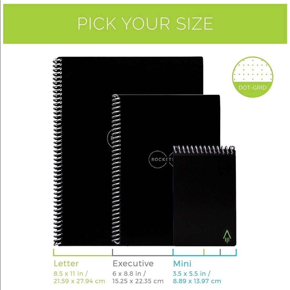 environmentally-friendly notebook.